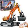 Konstruktors Jokomisiada Mechanical Excavator, ZA5797, 1106 tk, must/oranž