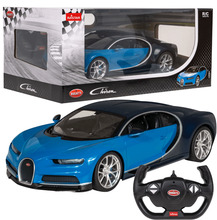 Raadioteel juhitav auto Rastar Bugatti Chiron, sinine, 1:14, 33 cm