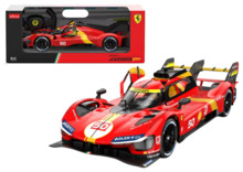 Raadioteel juhitav sportauto Rastar Ferrari 499P, punane, 1:24