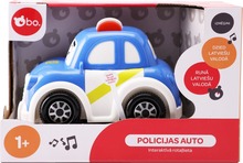 Mängu politseiauto Bo. Interactive Police Car, 8018LV, sinine/valge