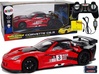 Raadio teel juhitav sportauto Lean Toys Corvette C6.R, 1:18, punane