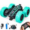 Kaugjuhitav kaskadöörautole Lean Toys Twister Stunt Car, sinine