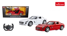 Raadioteel juhitav auto Rastar Mercedes SLS AMG, 47600, 1:14, valge