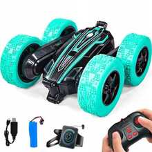 Kaugjuhitav kaskadöörautole Lean Toys Twister Stunt Car, sinine