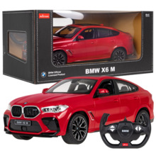 Puldiauto Rastar BMW X6 M, 1:14, punane, 35 cm