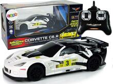 Raadioteel juhitav sportauto Rastar Corvette C6.R, 2.4 G, 1:24, valge