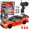 Kaugjuhitav sportauto Lean Toys, 1:24, oranž, vahetatavad rattad