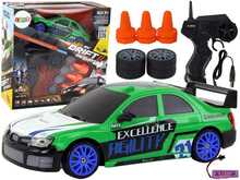Kaugjuhitav sportauto Lean Toys, roheline, 1:24