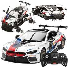 Automudel Rastar BMW M8 GTE, RC0708, 1:18, valge