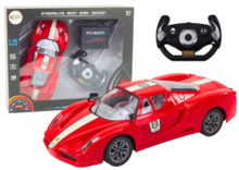 Raadioteel juhitav sportauto Lean Toys, punane, 1:16