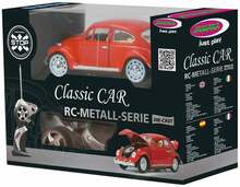 Raadioteel juhitav auto Jamara VW Beetle, 405110, 1:18, punane