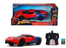 RC auto Jada Toys SpiderMan 2017 Ford GT, sinine/punane