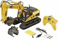 Raadio teel juhitav ekskavaator Revell Digger 2.0, 24924, kollane, 1:16