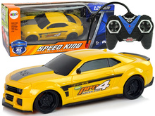 Kaugjuhitav sportauto Lean Toys, 1:24, kollane