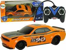 Raadioteel juhitav auto Lean Toys Speed King S90, 510334, 1:24, oranž