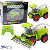 Puldiga kombain Lean Toys Farm, 1:24, valge/roheline, RC 2.4G