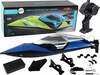 Rc paat Lean Toys High Speed, sinine, 2.4G, 30 km/h, 9 d.