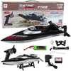 Juhitav paat Lean Toys FT012, 47 cm, must