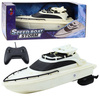 Raadioteel juhitav paat Lean Toys Speed Boat Storm, 25.8x8.5x10.5 cm, must/valge