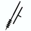 Teraspinnasepuur topeltspiraaliga, käepidemega, 10 cm, vidaXL