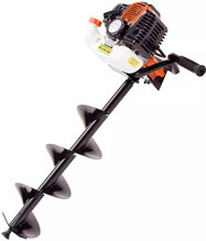 Bensiinimuldpuur NAC EAP52-295-T 2,95 KM koos 3 puuriga 100, 150, 200 mm