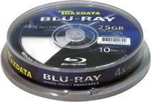 Traxdata BD-R 90L753ITRA006, 25GB, 4x, 10 tk