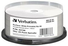 Andmekandja Verbatim BD-R, 25GB, 6x, Printable, 25 tk