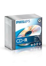 Philips CD-R CR7D5NS10/00, 700MB, 52x, 10 tk
