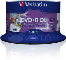 Verbatim DVD+R DL, 8.5GB, 8x, 50tk
