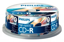 CD toorik Philips CD-R CR8D8NB25/00, 800MB, 40x, 25 tk