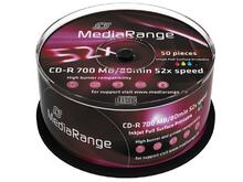 MediaRange MR208 CD-R, 700MB, 52x, 50 tk