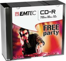 Emtec ECOC801052SL CD-R, 700MB, 52x, 10 tk