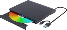 Väline USB DVD-draiv Gembird DVD-USB-031, must