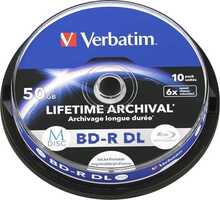 Verbatim M-Disc BD-R DL 43847, 50GB, 6X, 10 tk