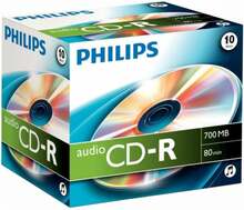 Philips CR7A0NJ10/00 CD-R, 700MB, 52x, 10 tk