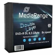 Tühi DVD MediaRange DVD+R DL MR465, 8.5GB, 8x, 5 tk