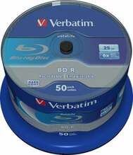 Verbatim BD-R 43838, 25GB, 6x, 50 tk