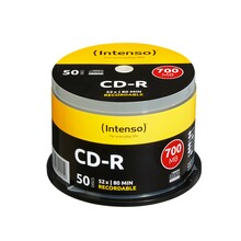 Intenso 1001125 CD-R, 700MB, 52x, 50 tk