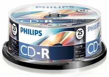 Philips CD-R 700MB, 52x, 25 tk