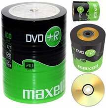 Maxell DVD+R, 4.7GB, 16x, 100 tk