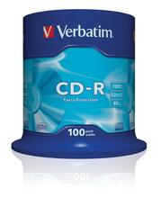 Verbatim CD-R 43411, 700MB, 52x, 100 tk
