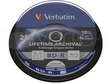 Verbatim 43825 M-Disc BD-R, 25GB, 4x, 10 tk