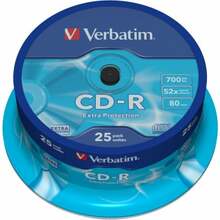 Verbatim CD-R Extra Protection 43432, 700MB, 52x, 25 tk