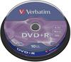 Verbatim DVD+R 43498, 4.7GB, 16X, 10 tk