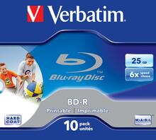 Verbatim BD-R, 25GB, 1-6x, 10 tk