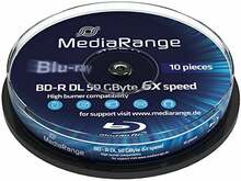 MediaRange MRPL404 BD-R DL, 50GB, 6x, 25 tk