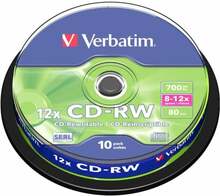 Verbatim CD-RW 43480, 700MB, 10 tk