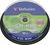 Verbatim CD-RW 700MB 8-12x, 10 tk