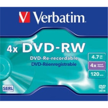 Verbatim DVD-RW 43285, 4.7GB, 4x