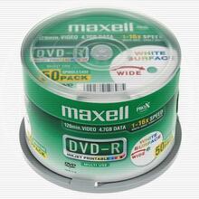 Maxell DVD-R 275701.40, 4.7GB, 16x, 50 tk